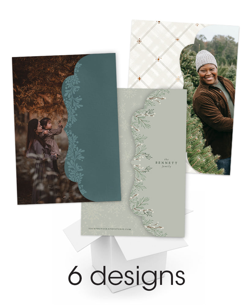 Brushstrokes Luxe Folded 5x7 Photoshop photo cards Bundle – EW Couture  Collection